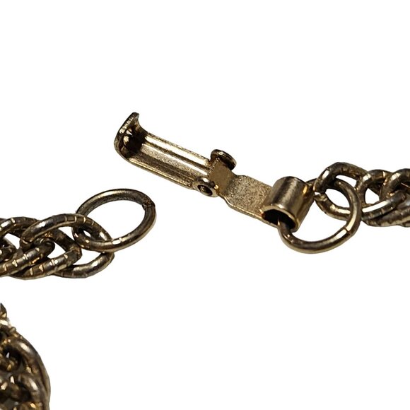 Vintage Gold Tone Chain Link Bracelet Classic Minimalist Fashion Jewelry Women - Picture 4 of 5